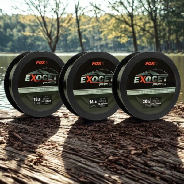 2x Fox Exocet Pro Distance Mono of Choice – AUTO DRAW
