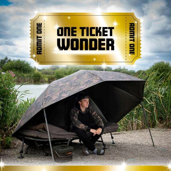 Fox 60″ Camo Brolly – ONE TICKET WONDER – AUTO DRAW
