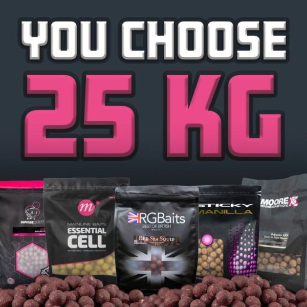 25kg Boilies of your Choice – AUTO DRAW