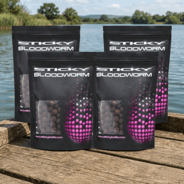 4kg Sticky Bloodworm Boilie Bundle – AUTO DRAW