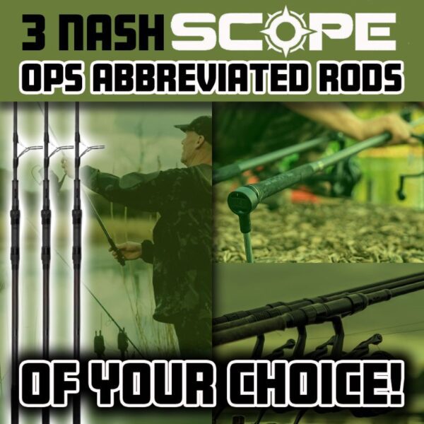 3x Nash Scope OPS Rods Abbreviated of your Choice