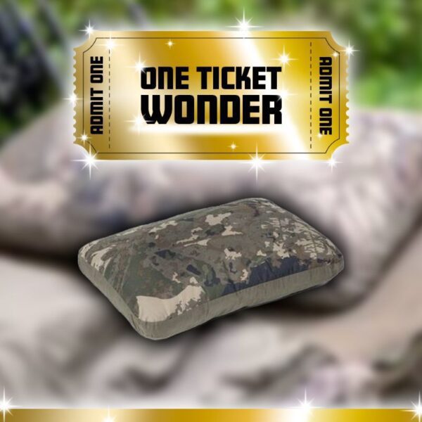 Nash Indulgence Pillow Camo – Standard – ONE TICKET WONDER – AUTO DRAW