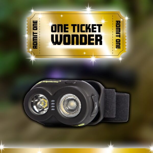 Ridgemonkey VRH150X Pro USB Rechargeable Headtorch – ONE TICKET WONDER – AUTO DRAW