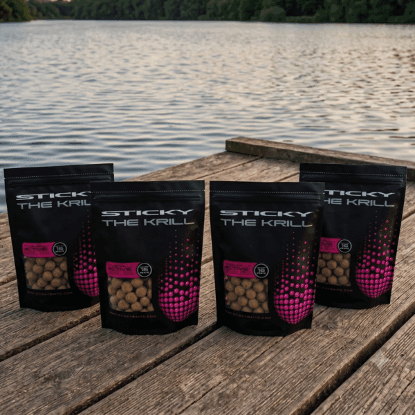 4kg Sticky The Krill Active Shelf Life Boilies – 16mm – AUTO DRAW