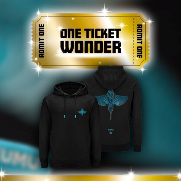 Kumu Take Flight Hoodie Choice of Size – ONE TICKET WONDER – AUTO DRAW