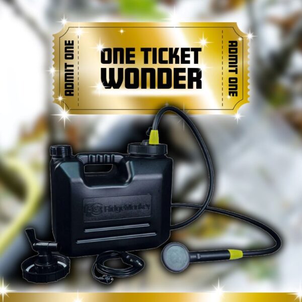 Ridgemonkey Power Shower Full Kit – 20L – ONE TICKET WONDER – AUTO DRAW
