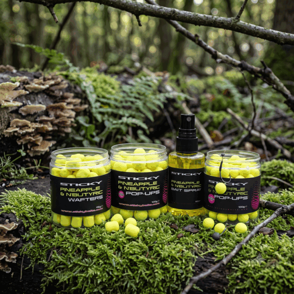 Sticky Pineapple & N’Butyric Hookbait and Spray Bundle – AUTO DRAW