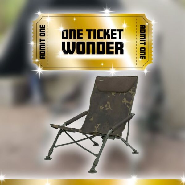 Korda Compac Dark Kamo Low Chair – ONE TICKET WONDER – AUTO DRAW