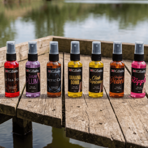 BRAND NEW – 7x RG Baits Bait Spray Bundle – AUTO DRAW