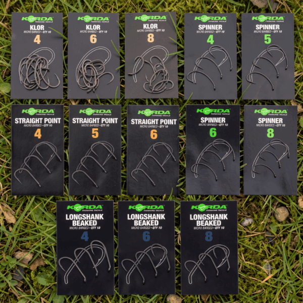 10x Korda Hook Bundle – AUTO DRAW