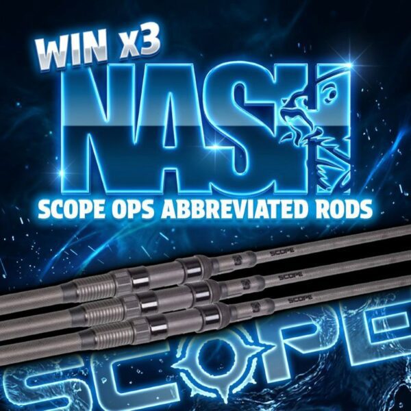 3x Nash Scope OPS Rods – Abbreviated 10ft 3.5lb