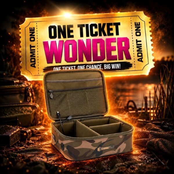 Fox Camolite Gadgets Safe Deluxe – ONE TICKET WONDER – AUTO DRAW