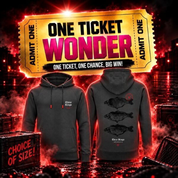 Kumu 3 Kings Hoodie Grey – Choice of Size – ONE TICKET WONDER – AUTO DRAW