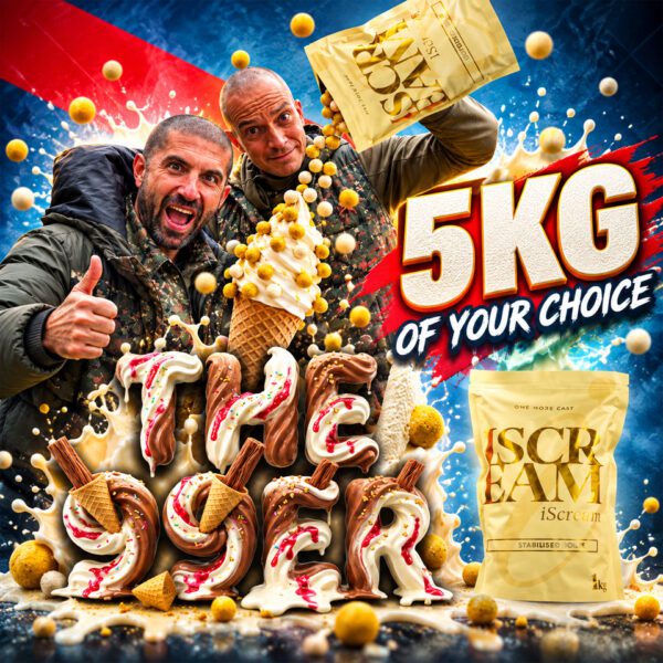 99 Tickets Only – OMC iScream Boilies 5kg of your Choice – AUTO DRAW