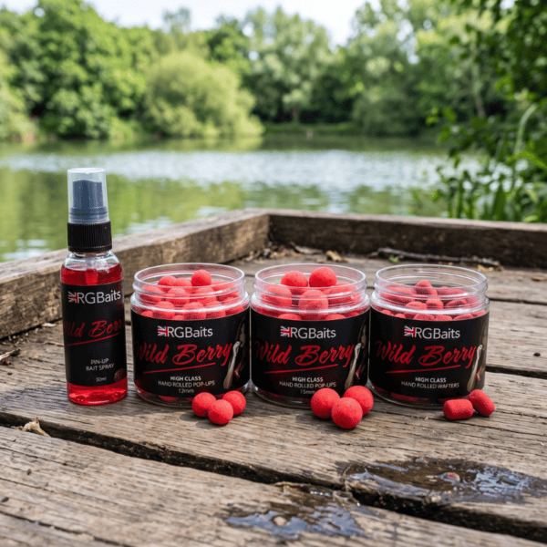 BRAND NEW – RG Baits ‘High Class’ Wild Berry Hookbait Bundle