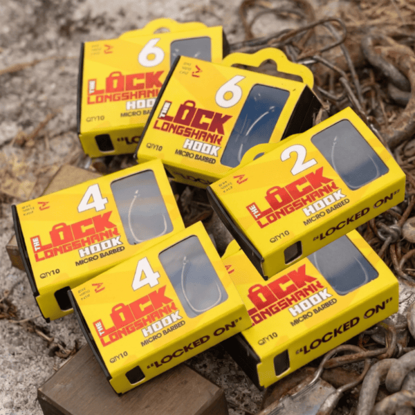 BRAND NEW – 6x OMC Lock Longshank Hook Bundle